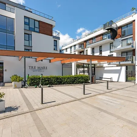 Apartamenty Jelitkowo, Apartament Tre Mare 150 M Od Plazy Gdansk Exterior photo